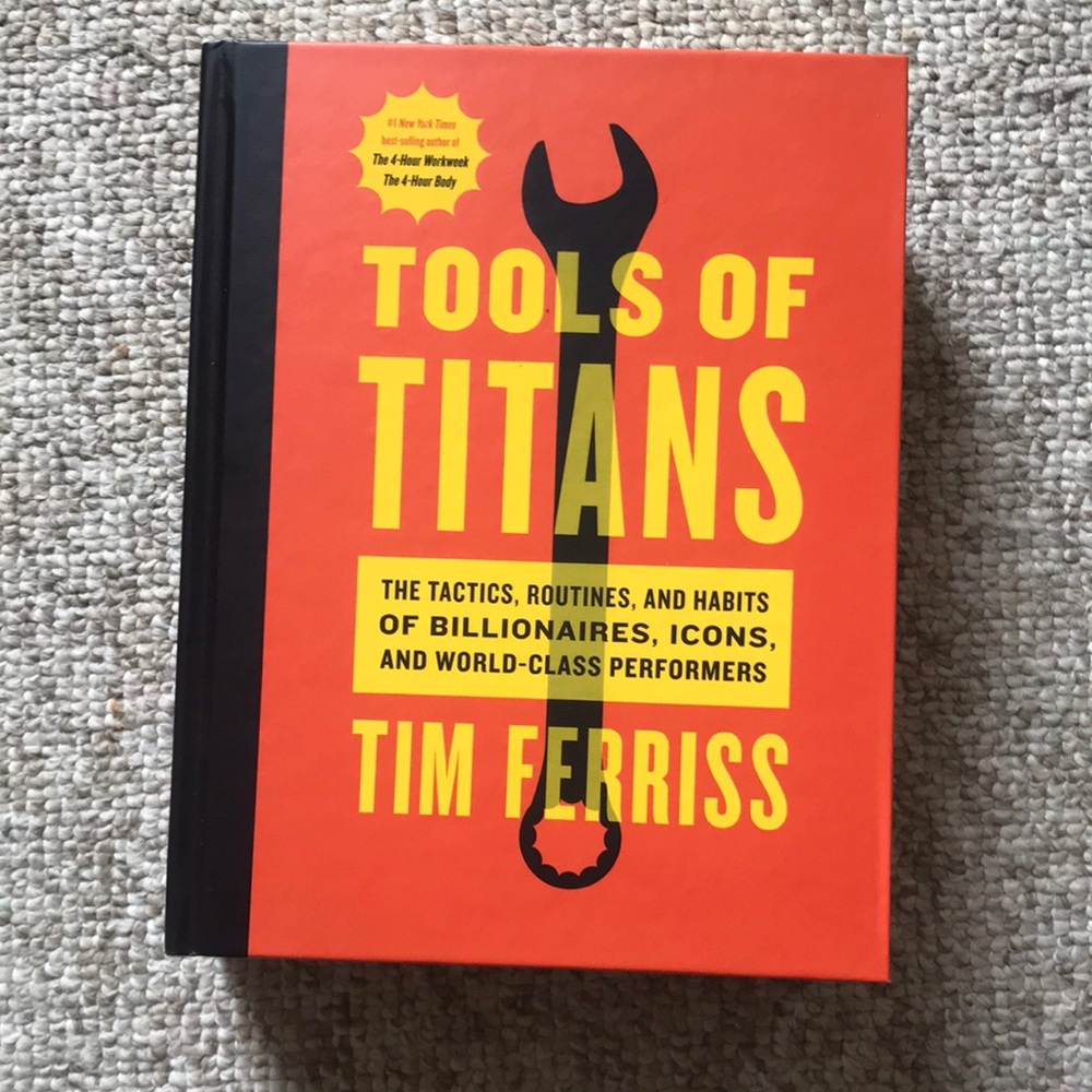 Tim Ferriss Tools of Titans Hardcover Book